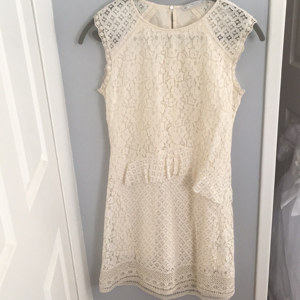 White lace dress